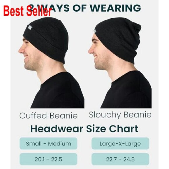 Merino Wool Beanie Unisex Cuffed Hat Winter Outdoor Adventure Essential main image 4